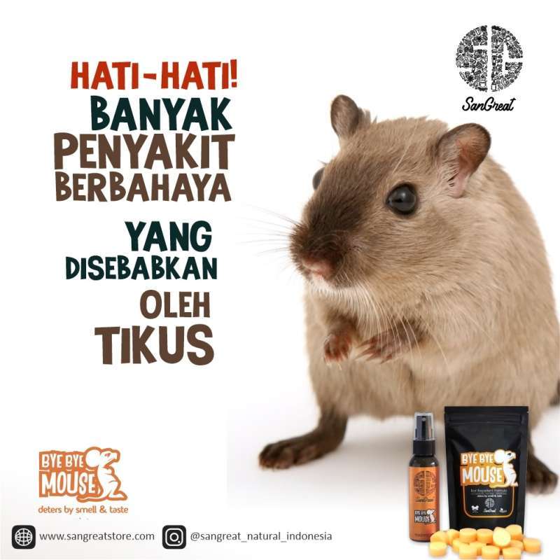 Jual Sangreat Bye Bye Mouse Pengusir Tikus Spray 100 Ml Non Pestisida Tidak Beracun Aman Untuk Kelaurga Dan Binatang Peliharaan Online September 2020 Blibli Com