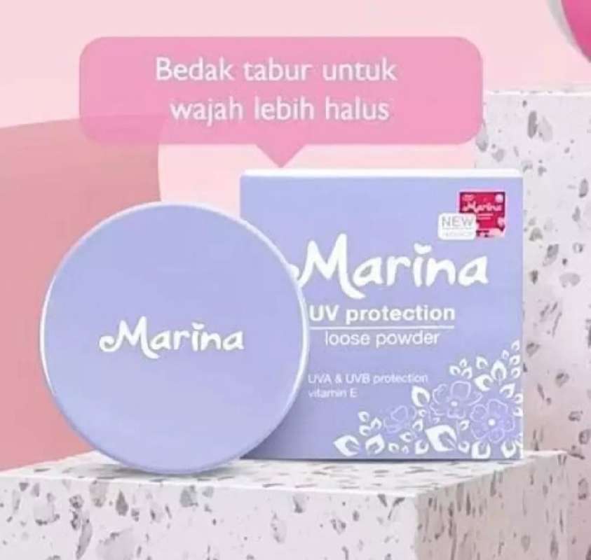 Jual Marina Loose Powder Uv Protection 25gr Bedak Tabur Murah Banget Online Oktober 2020 Blibli Com