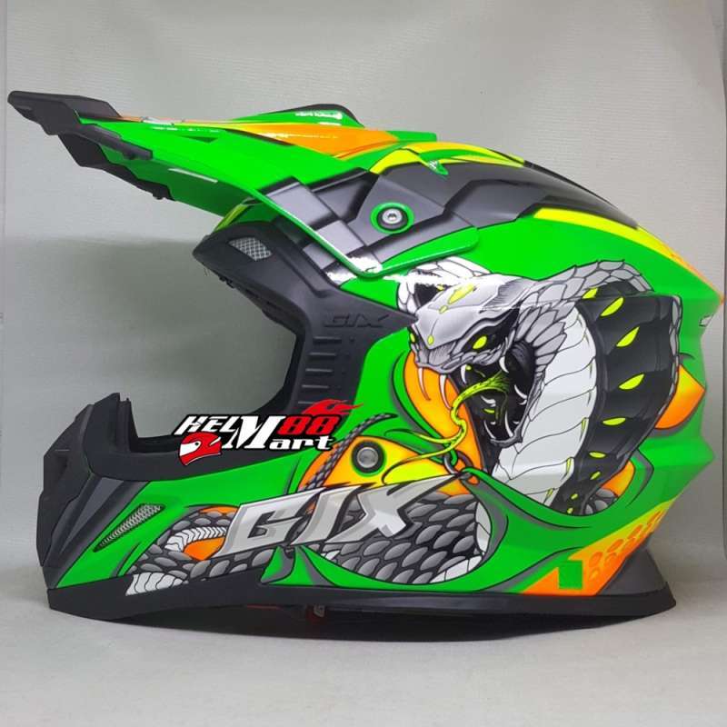 Promo GIX Cross KING COBRA Helm GIX Supercross Helm Motocross