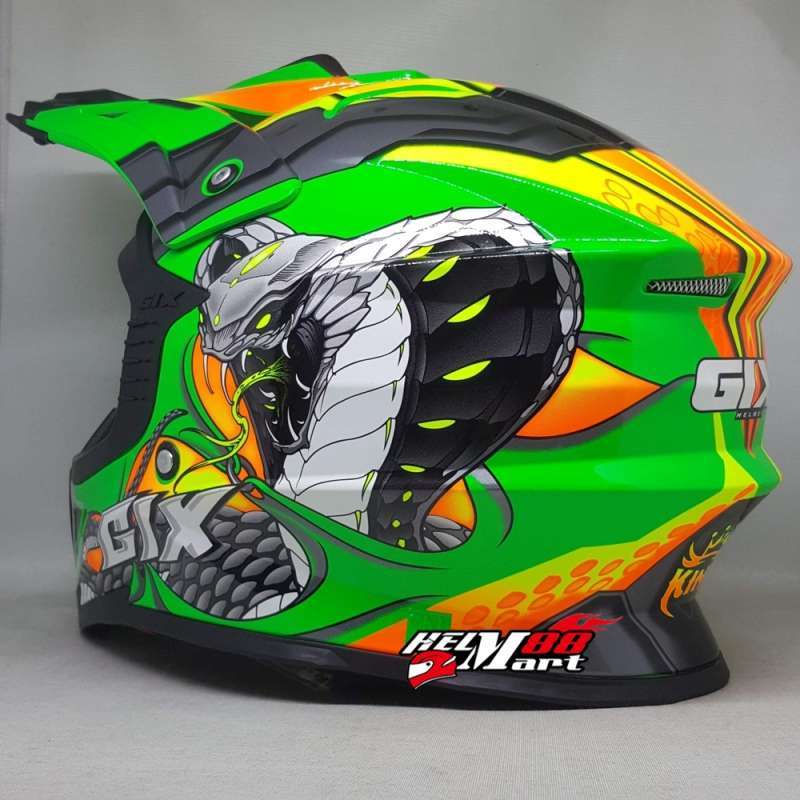 Jual Gix Cross King Cobra Helm Gix Supercross Helm Motocross Murah Mei 2021 Blibli