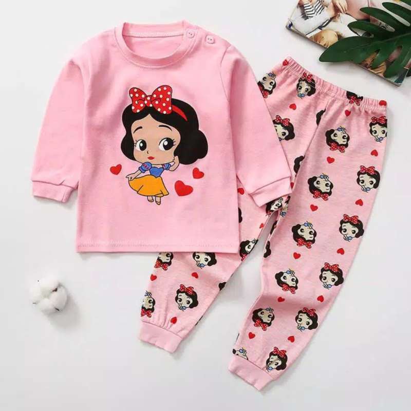 Jual Cyobaby Snow White Set Piyama Anak Online September 2020 Blibli Com