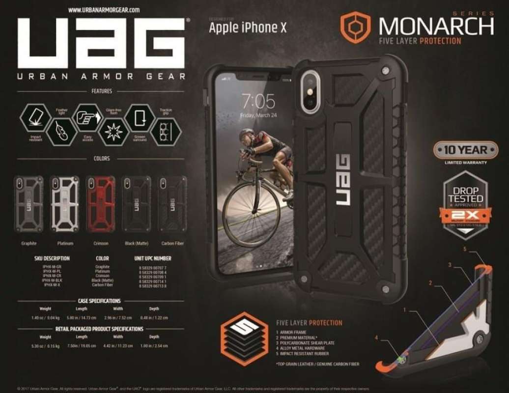 Jual iPhone Xr Uag Monarch Case Casing Tahan Banting Urban Armor