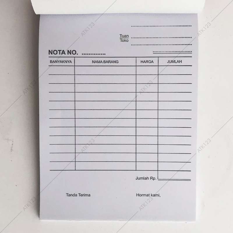 Jual Nota Kontan Paperline Kecil 1 Ply Nk K1 Murah Mei 2021 Blibli