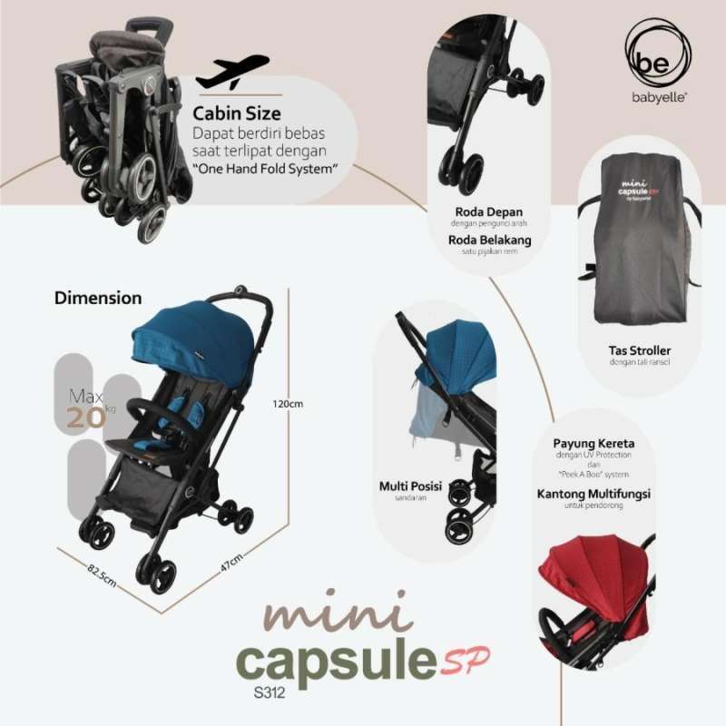 Harga stroller baby deals elle mini capsule