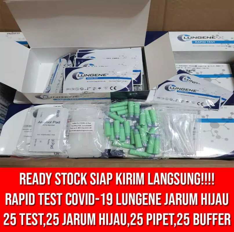 Jual Clungene Rapid Test Set Lungene Regis 25 Pcs Original Online Januari 2021 Blibli