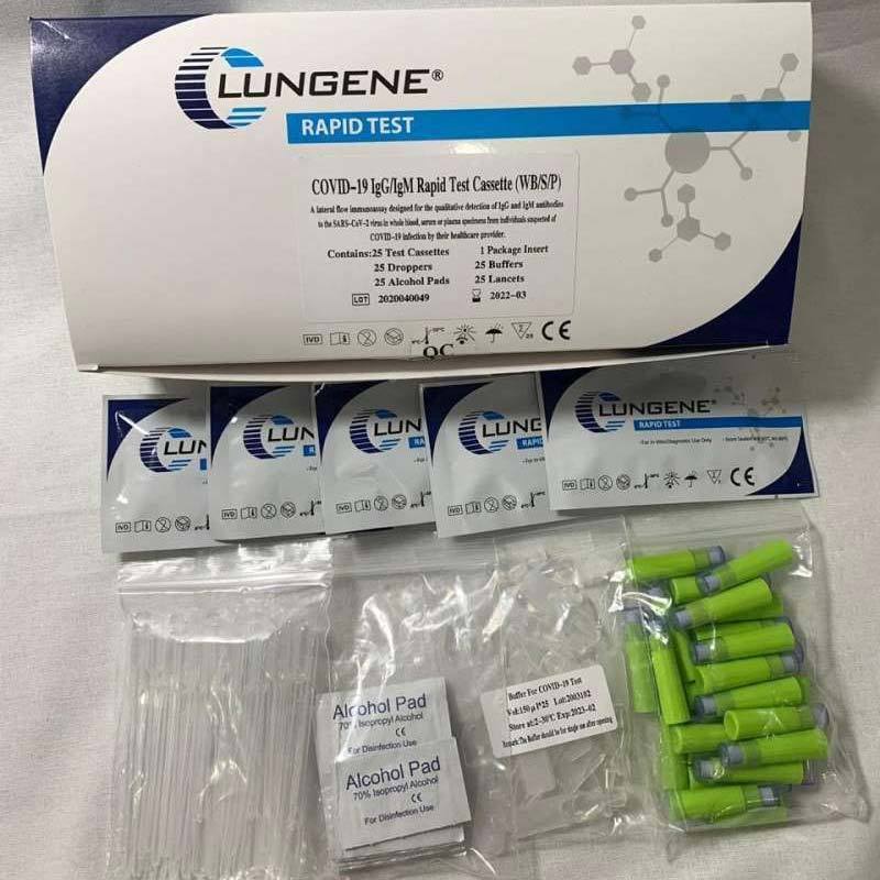 Jual Clungene Rapid Test Set Lungene Regis 25 Pcs Original Online Januari 2021 Blibli