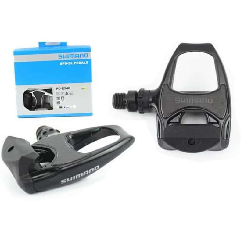 Promo Shimano PD R540 Pedal Sepeda Roadbike with Cleat Diskon 25