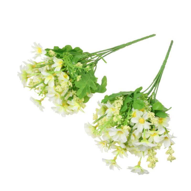 Jual 2x Simulation Fake Daisy Flowers For Party Wedding Table Decor White Online Oktober 2020 Blibli Com