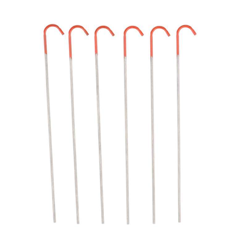 Promo 6Pcs 130mm Outdoor Tent Pegs 