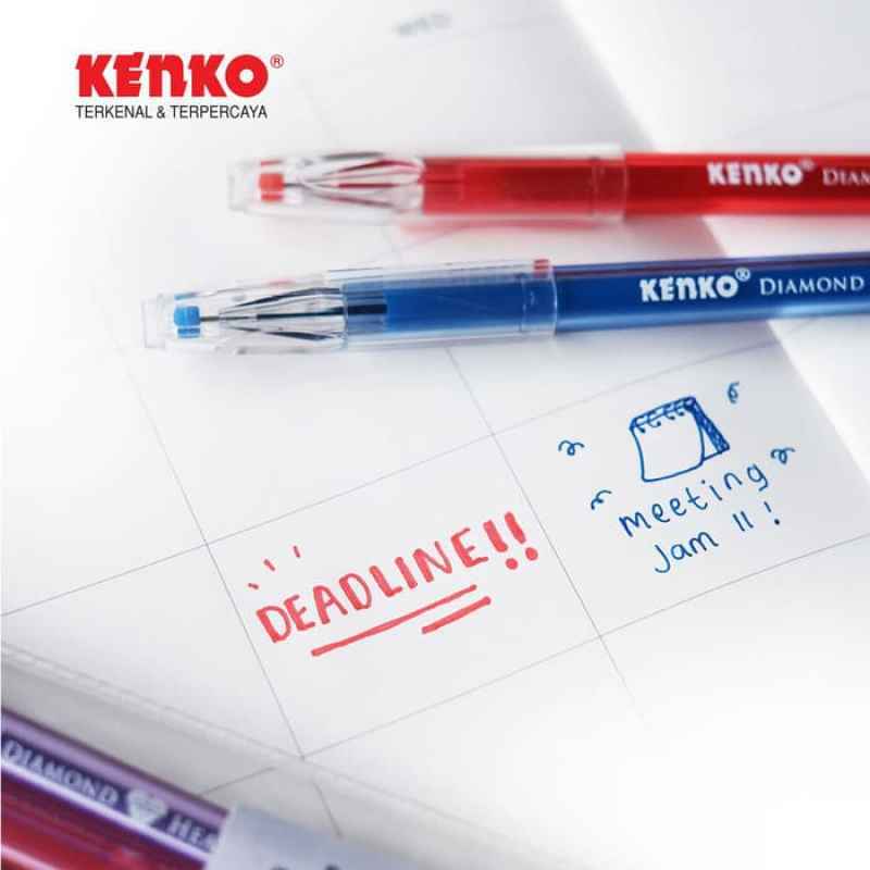 Jual Kenko Diamond Heart Dm 10058 Pulpen Kenko 8 Warna Online Januari 2021 Blibli