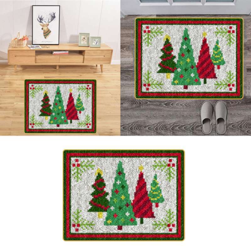 Download Jual Christmas Diy Latch Hook Kit For Diy Embroidery Carpet Tapestry Rug Making Kits Online November 2020 Blibli PSD Mockup Templates