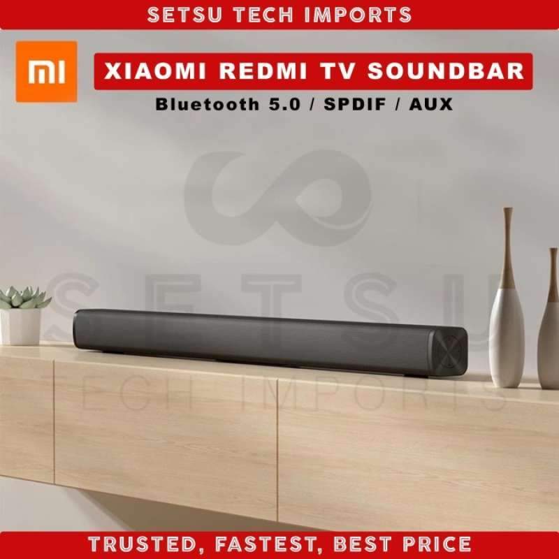 Xiaomi Redmi TV Soundbar, Bluetooth 5.0 Speaker with Wired Option, Full Frequency Sound Units and Multiple Interfaces for Superior TV Audio Quality