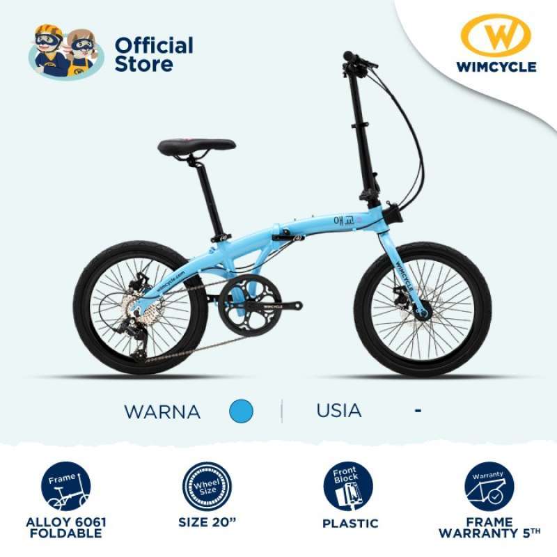 Wimcycle folding bike store