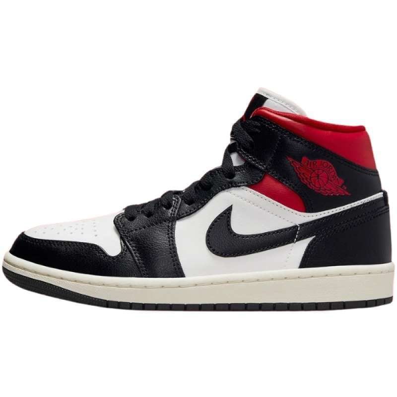 Air Jordan Mid Black Gym Red (W) [BQ6472-061]