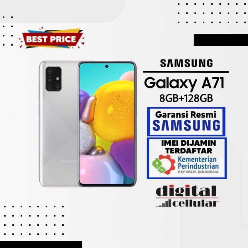 Jual Samsung Galaxy A71 Haze Crush Silver 128 Gb Terbaru Juli 2021 Blibli