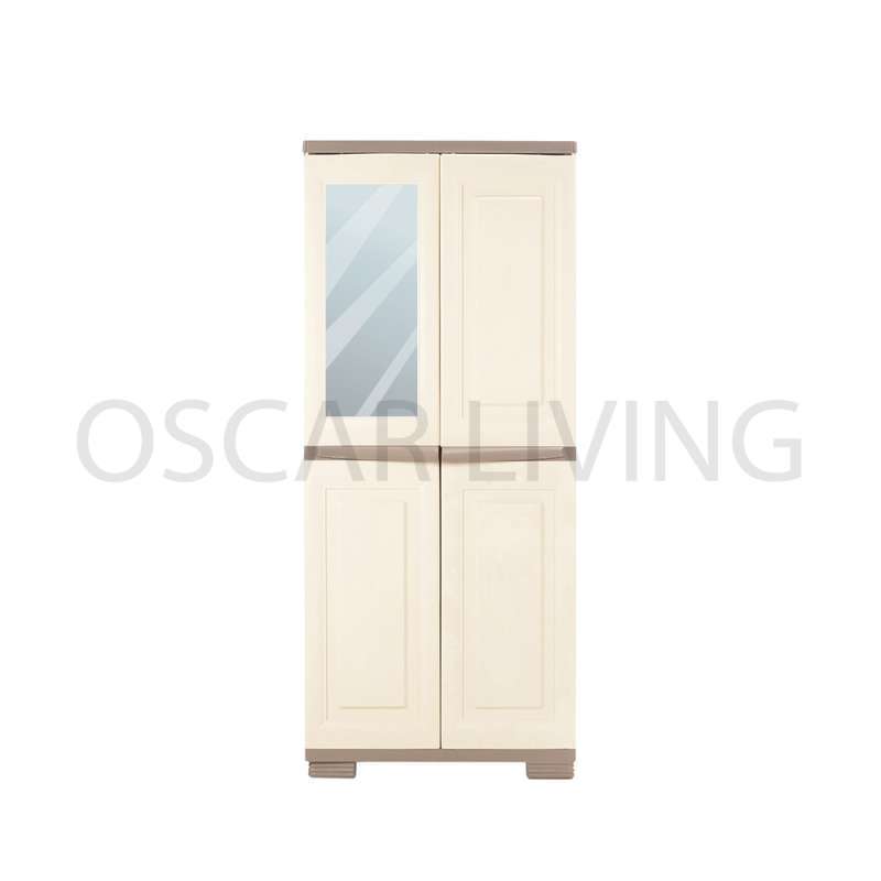 Jual Olymplast Omc Fgc Lemari Pakaian Plastik 2 Pintu With Cermin Rak Gantungan Terbaru Juli 2021 Blibli