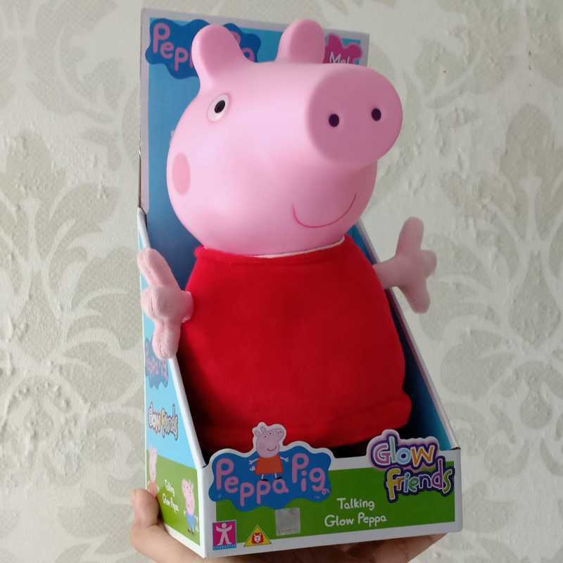 peppa pig talking glow george