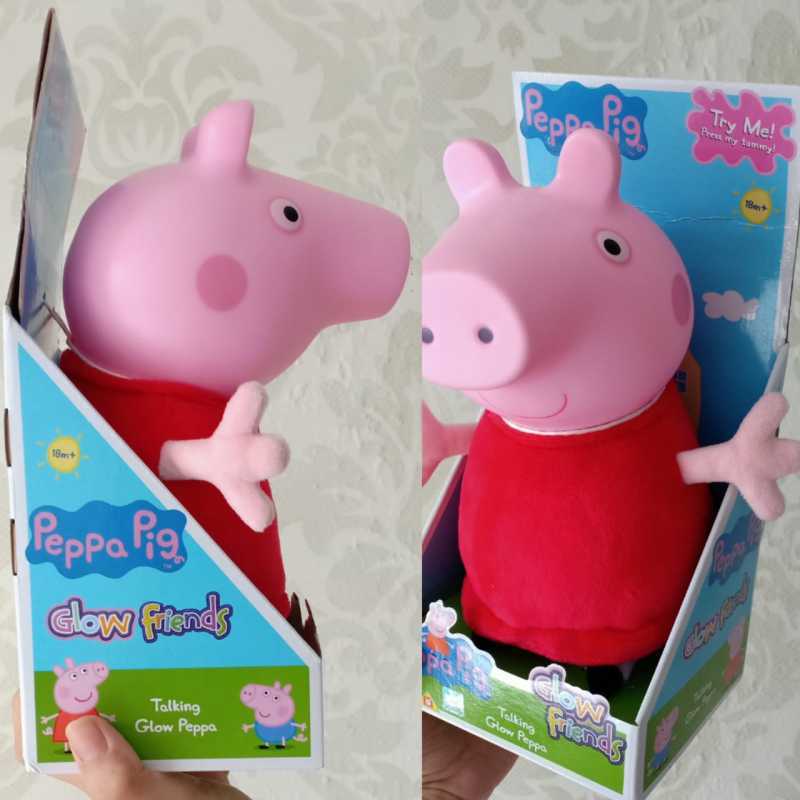peppa pig talking glow george
