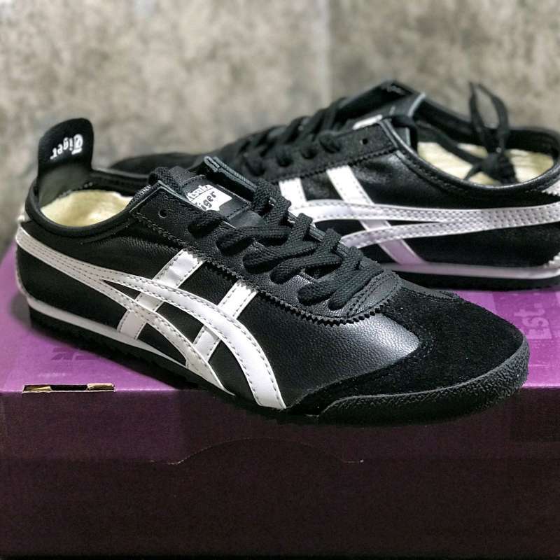 Onitsuka tiger on sale leather black