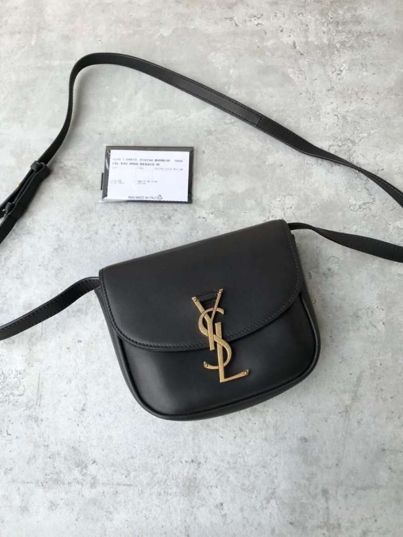 Ysl kaia small satchel in smooth leather online