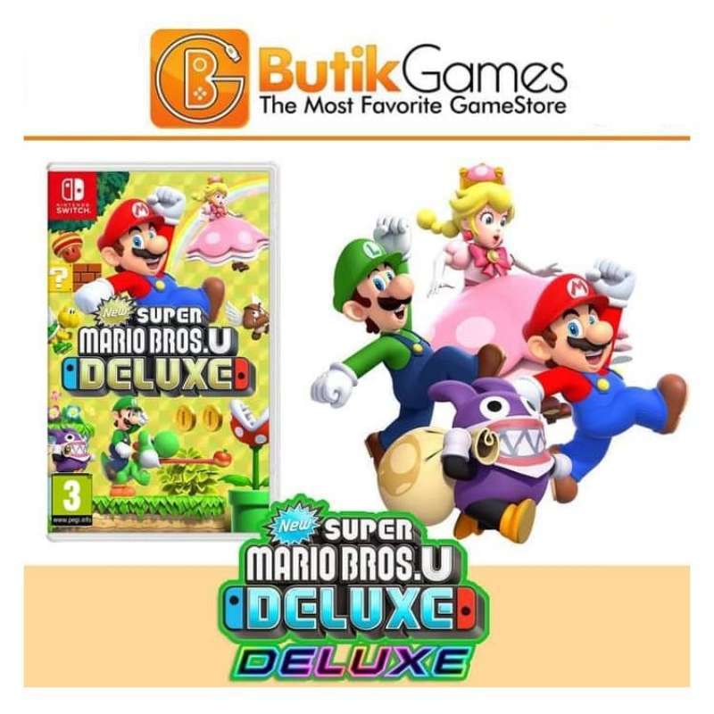 Promo Nintendo Switch New Super Mario Bros U Deluxe Diskon 18% Di