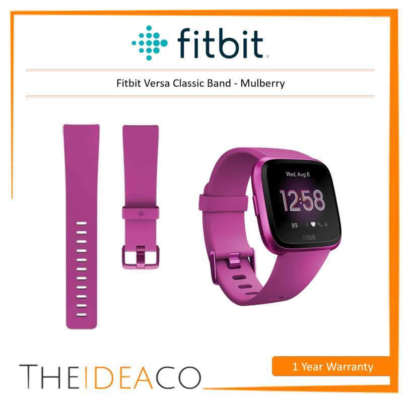 Fitbit Versa Classic Band Mulberry Size Large