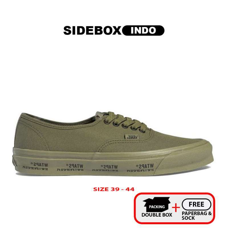 Sepatu Vans Authentic Vault OG LX WTAPS Olive Original