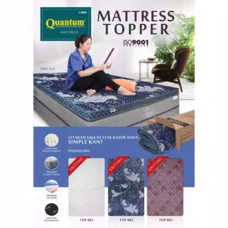 Jual Matras Topper Quantum Pelapis Springbed 160x200 Online Februari 2021 Blibli