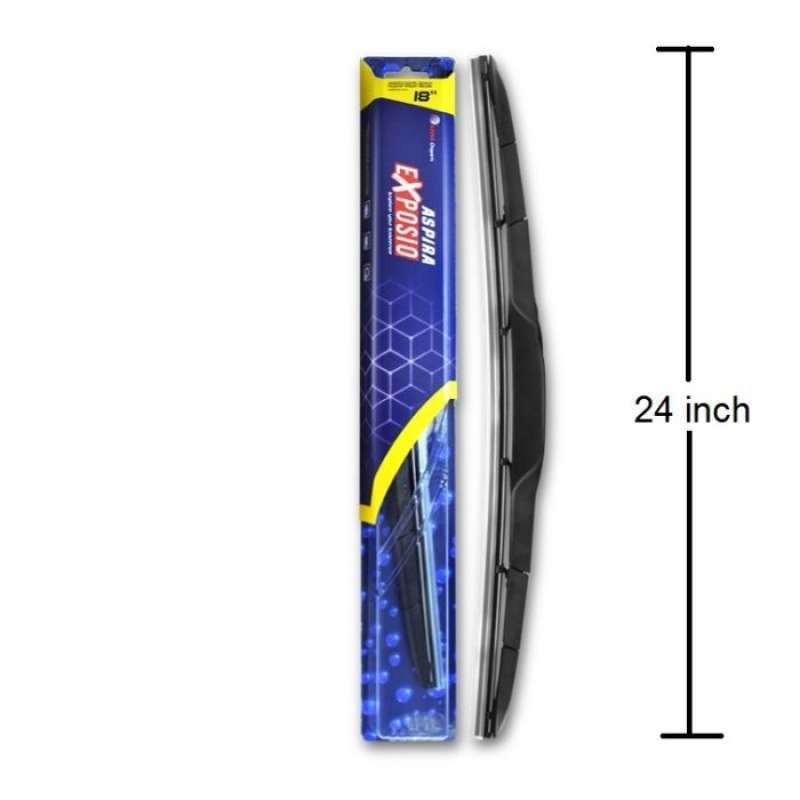 Jual Wiper 24 Aspira Exposio Wiper Blade Hybrid Graphite Awet Menyapu Air Lebih Sempurna Online Februari 2021 Blibli