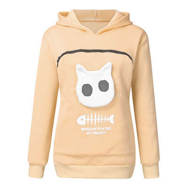 kangaroo pouch hoodie for cats