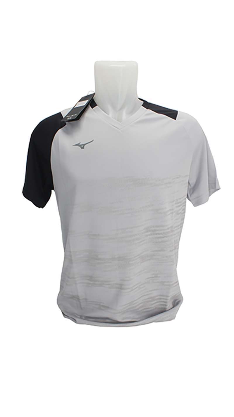 Jual Mizuno Apparel 8002 Men s Jersey Badminton Grey black Di