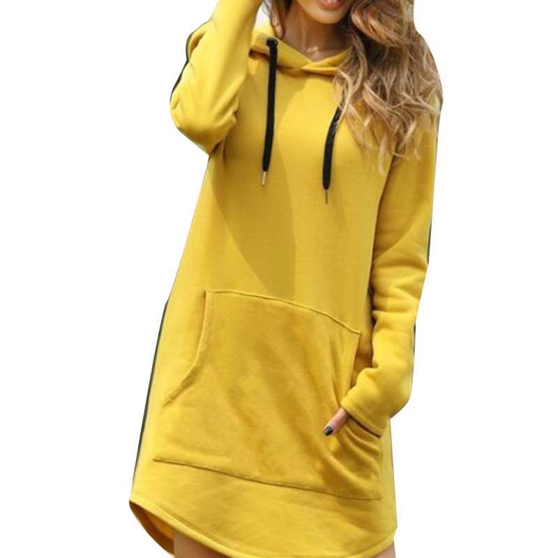 Loose Hoodie Mini Dress 