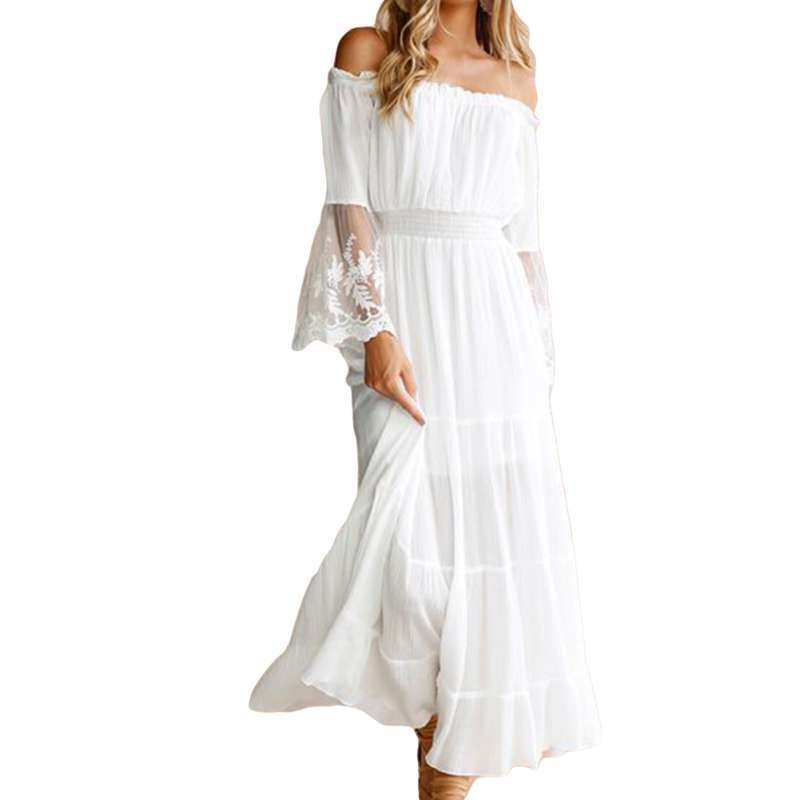 Promo Bluelans Beach Women Off Shoulder 