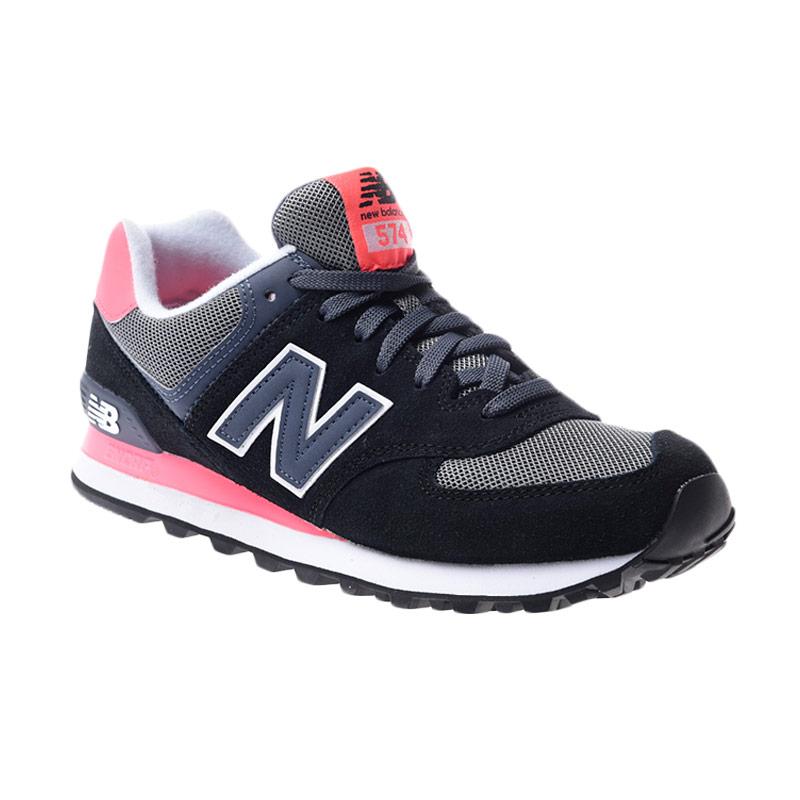 Jual New Balance Lifestyle Core 574 W Black Pink WL574CPL di