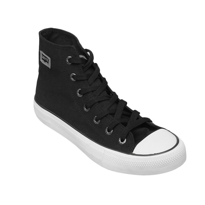 Levi's Sneaker Dunk Pitch Hi Cut Sepatu Pria - Black