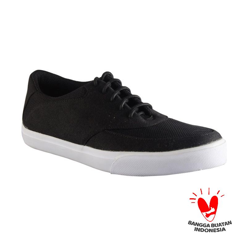 Sollu Footstep Dixon Casual Sepatu Pria - Black