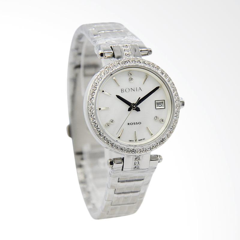 Bonia Rosso BNR102-2352S Jam Tangan Wanita - Silver Putih