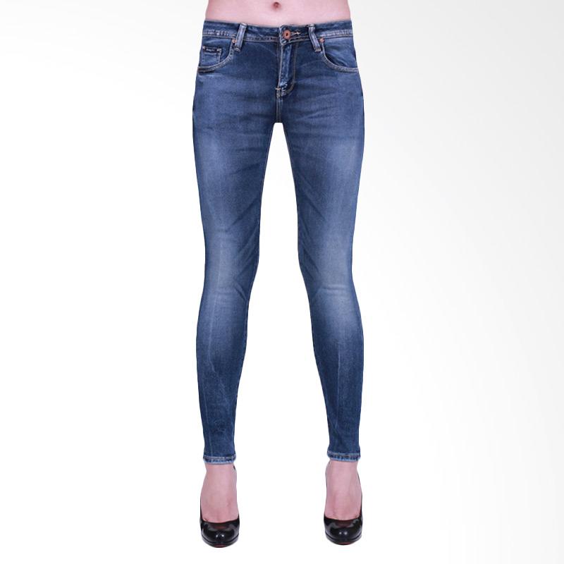 Mandalay R01 Premium Skinny Jeans Celana - Dark Blue