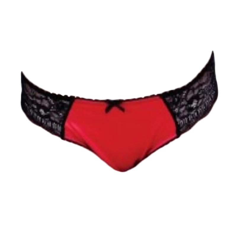 Rheto Andie Brief Celana Dalam Wanita - Black Formula Red