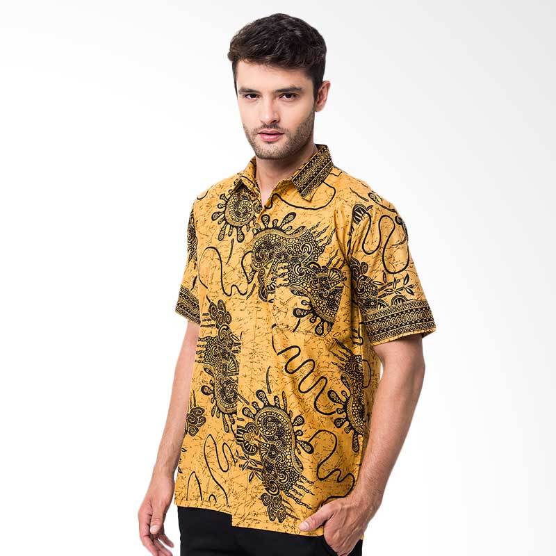 Jual Batik Trusmi Hem Sgm Nf Kemeja Pria - Kuning Online - Harga & Kualitas Terjamin | Blibli.com