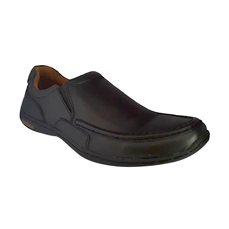 Formen MK 02 Kulit Dress Loafers Sepatu Pria - Black
