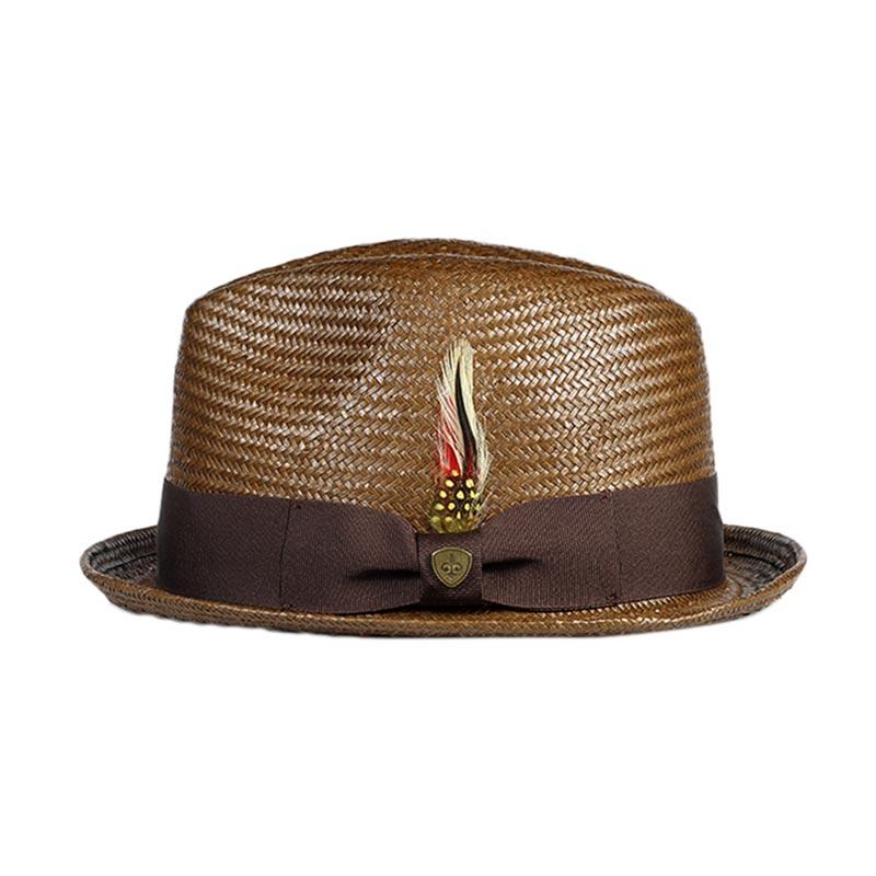 Henley Short Fedora - Dark Brown 
