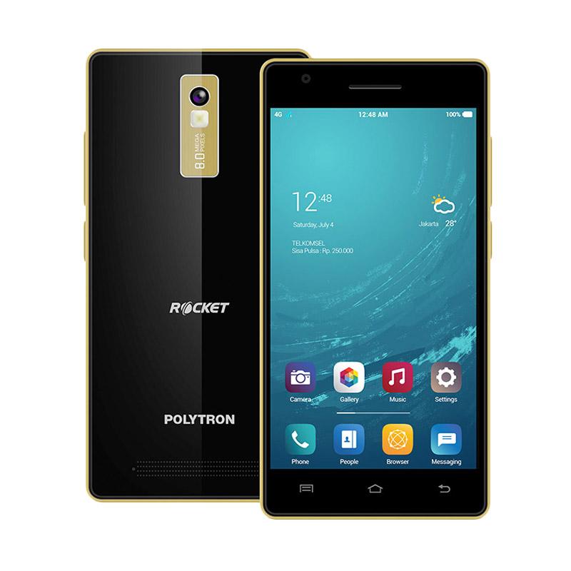 Polytron Rocket R2507i Smartphone - Gold [16GB/1GB]