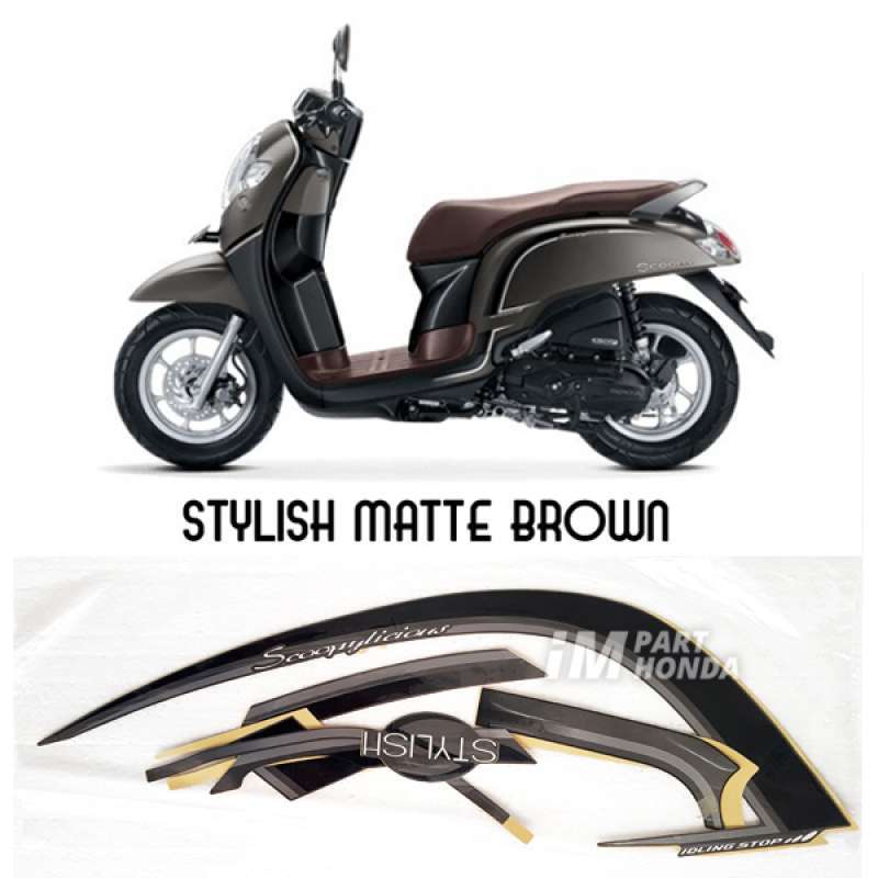 Vooruitgang betreuren kunstmest Jual OEM Stiker Scoopy Fi eSP LED K93 2017 Stylish Matte Brown Coklat DOF  Scoopylicious di Seller IM_PART - Cipinang Cempedak, Kota Jakarta Timur |  Blibli