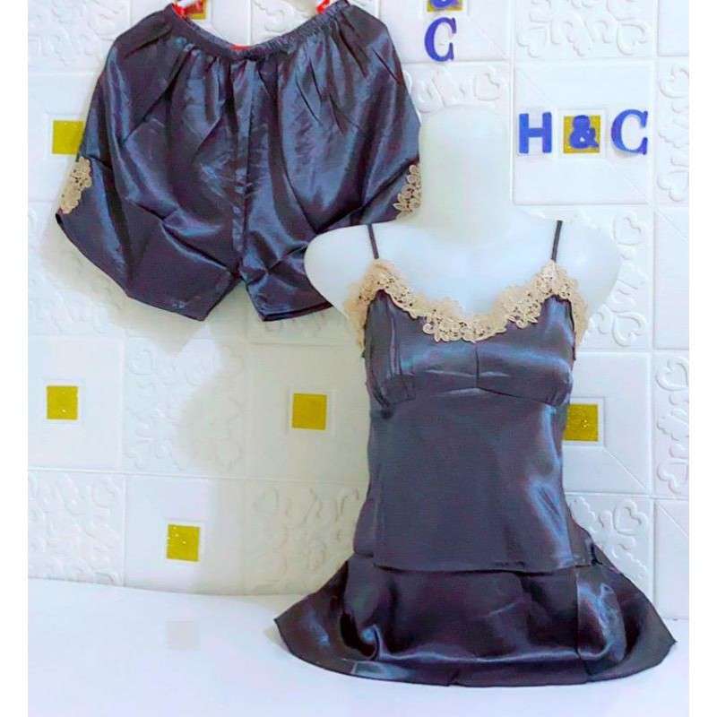Promo lingerie hotpants/baju setelan 
