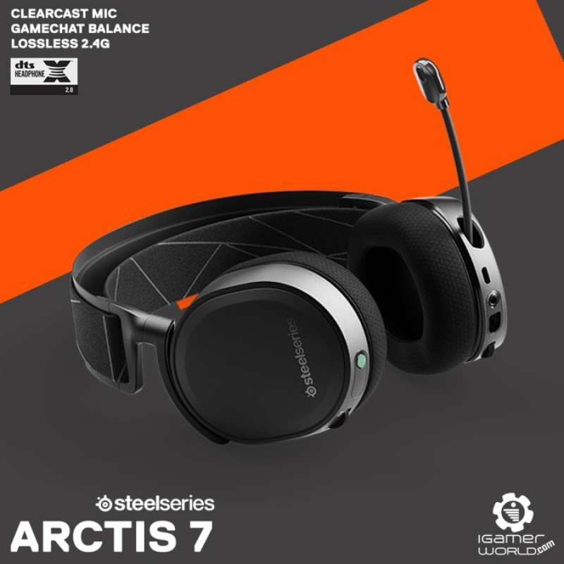 Black Wireless Gaming Headset 