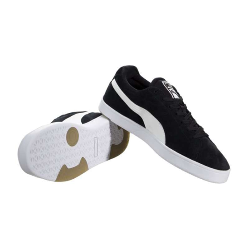 Puma suede s black online