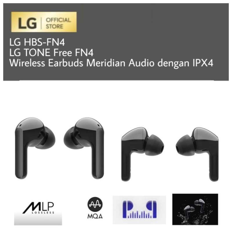 Jual Jual Lg Hbs-Fn4 Tone Free Fn4 Wireless Earbuds Meridian Audio Dengan  Ipx4 di Seller Subur Abadi - Kota Jakarta Pusat, DKI Jakarta | Blibli