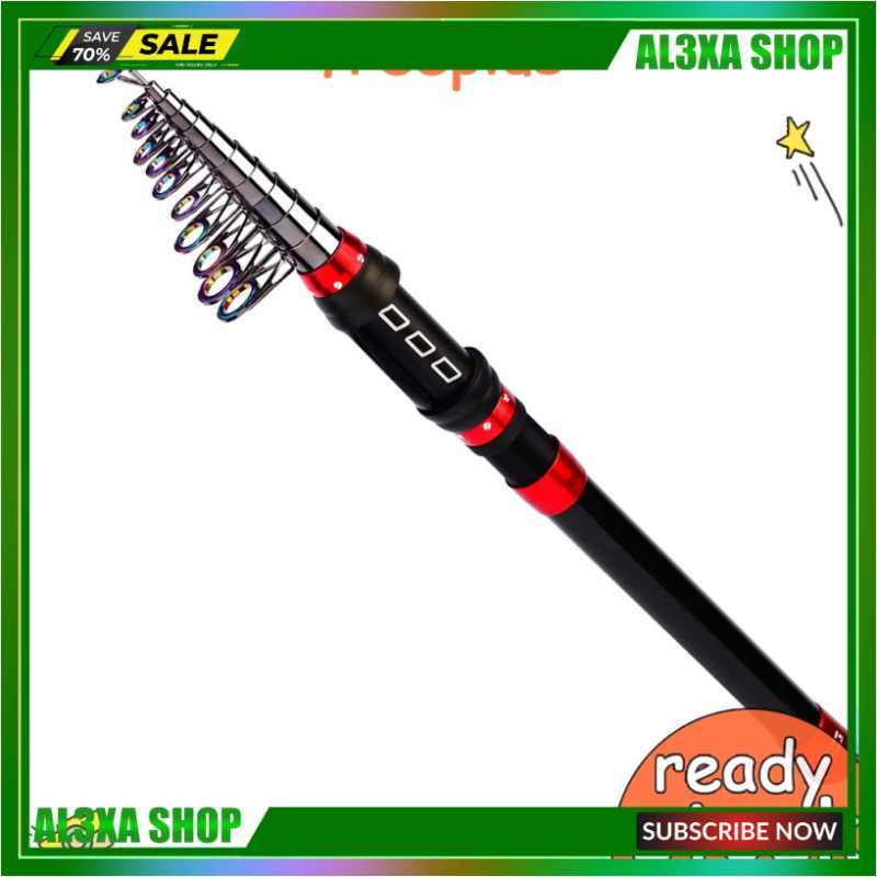 Promo Joran Pancing Teleskopik Mini Bahan Serat Karbon