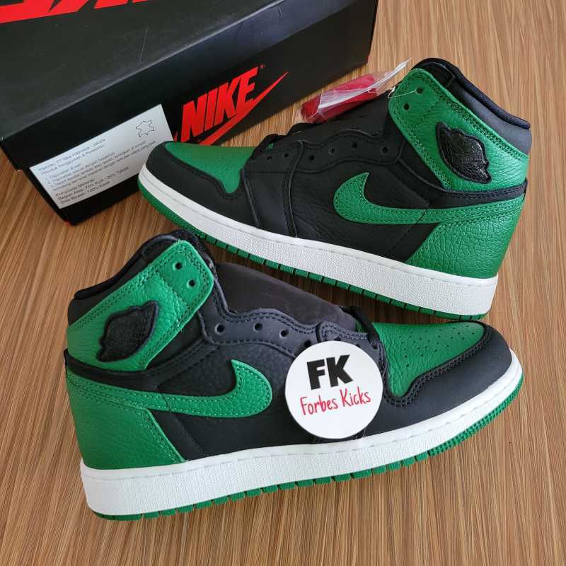 Jual Air Jordan Retro High Pine Green Black (gs) || Unc